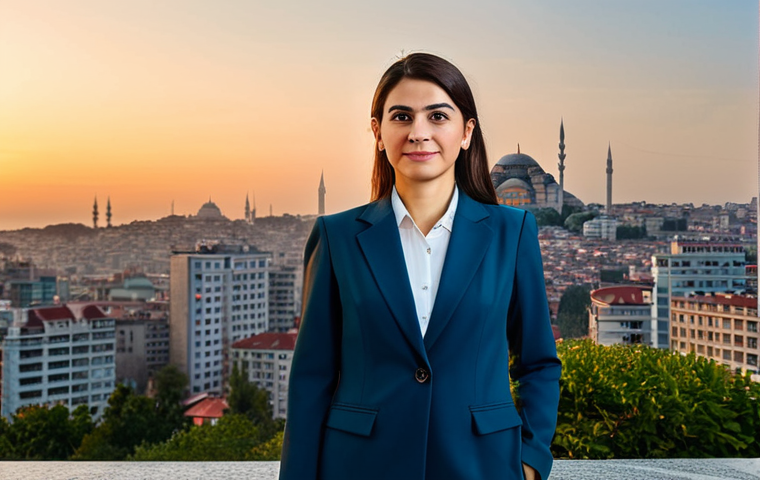 **
"A professional Turkish businesswoman, fully clothed in a modest business suit, standing in front of the Istanbul skyline at sunset, appropriate attire, safe for work, perfect anatomy, natural proportions, professional photography, high quality, family-friendly."
**